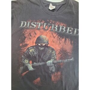 DISTURBED Heavyweight‎ T Shirt Adult 2XL Graphic Tee Concert Band Merch